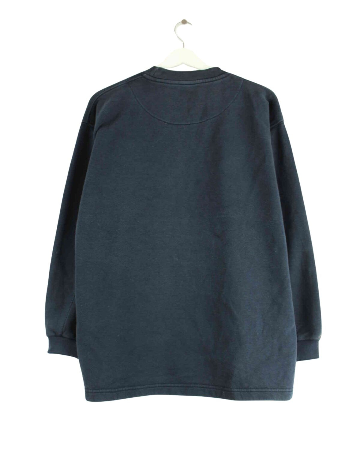 Adidas Equipment 90s Vintage Embroidered Sweater Blau S (back image)