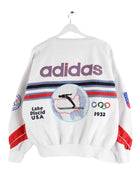 Adidas 1980 Olympic Winter Games Embroidered Sweater Weiß M (back image)