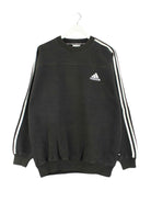 Adidas 90s Vintage 3-Stripes Sweater Schwarz L (front image)