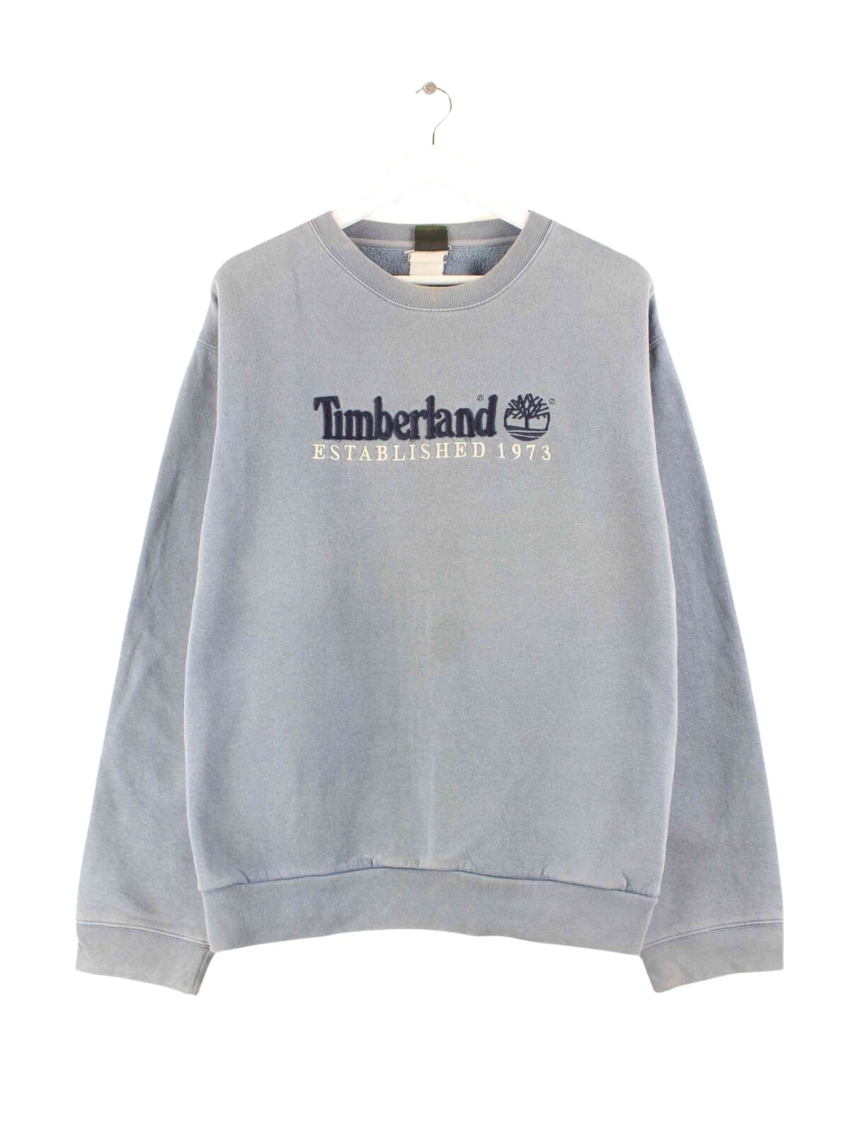Timberland 90s Vintage Embroidered Sweater Blau L