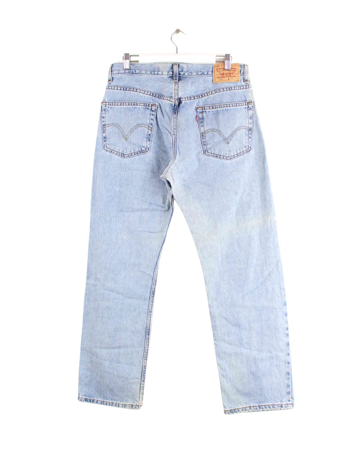 Levi's 505 Regular Fit Jeans Blau W34 L30 (back image)