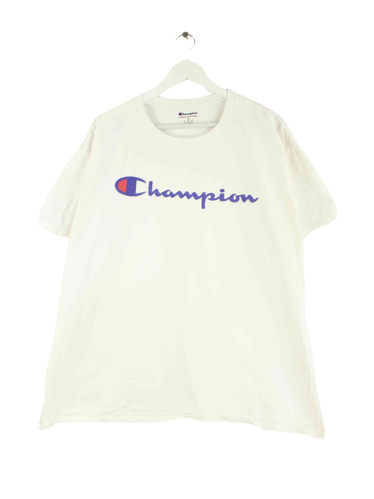 Champion Print T-Shirt Weiß XL (front image)