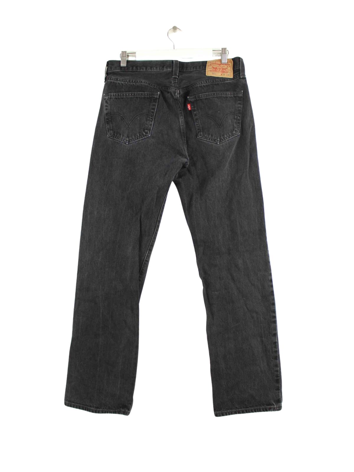 Levi's 501 Straight Leg Jeans Grau W34 L32 (back image)