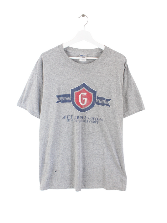 Gildan Print T-Shirt Grau L