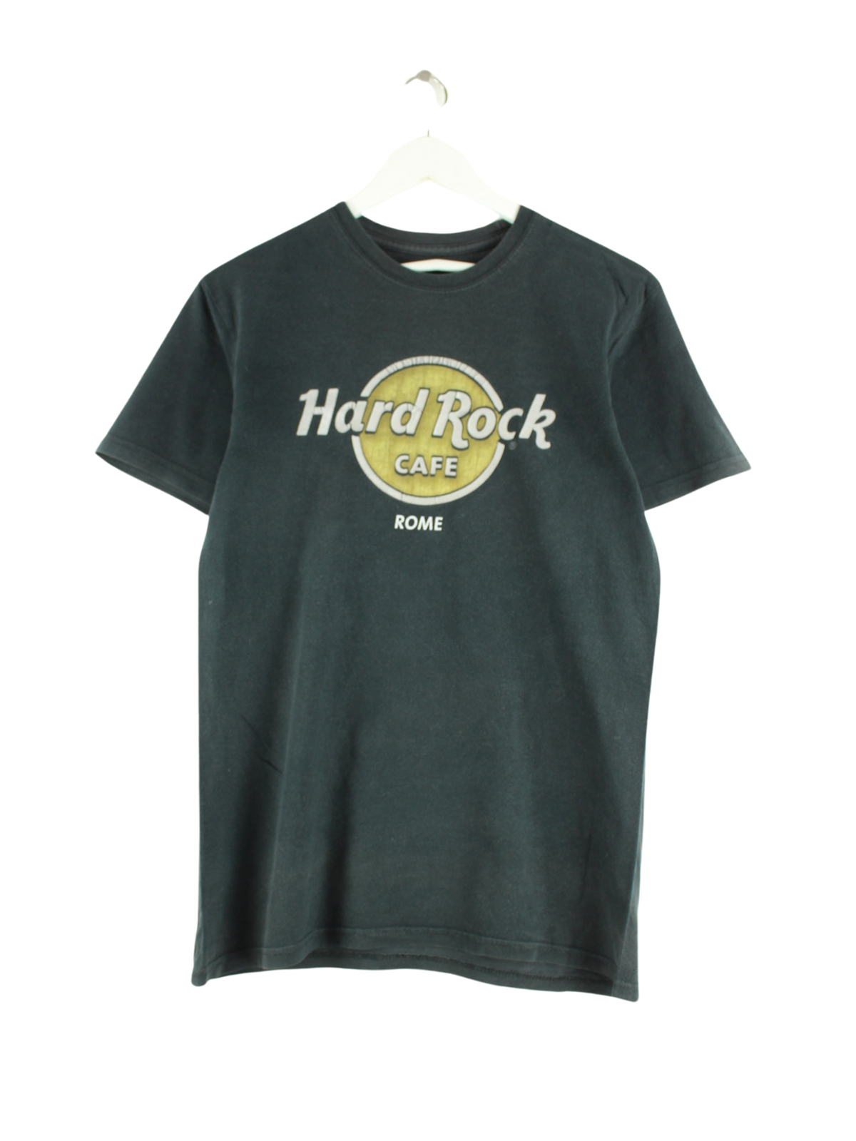 Hard Rock Cafe Rome Print T Shirt Black S Peeces