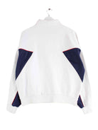 Fila 90s Vintage Half Zip Sweater Weiß M (back image)