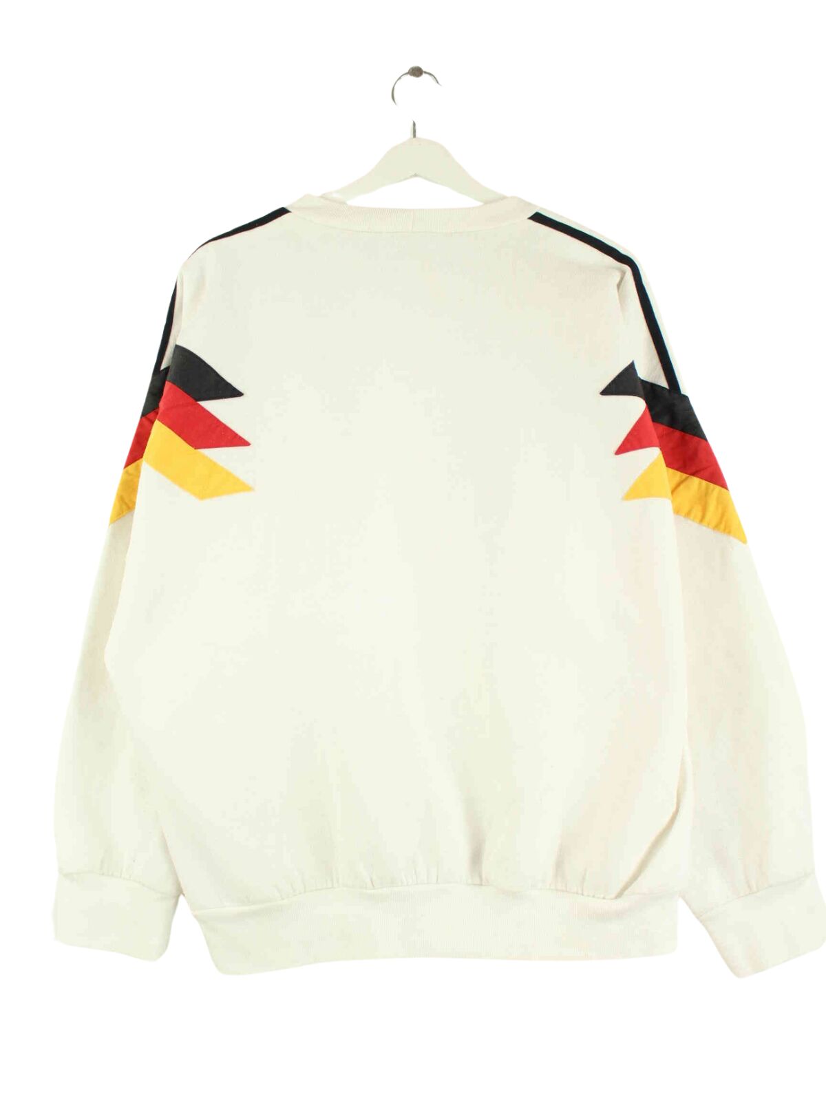 Adidas 80s Vintage Deutschland Embroidered Sweater Weiß XL (back image)