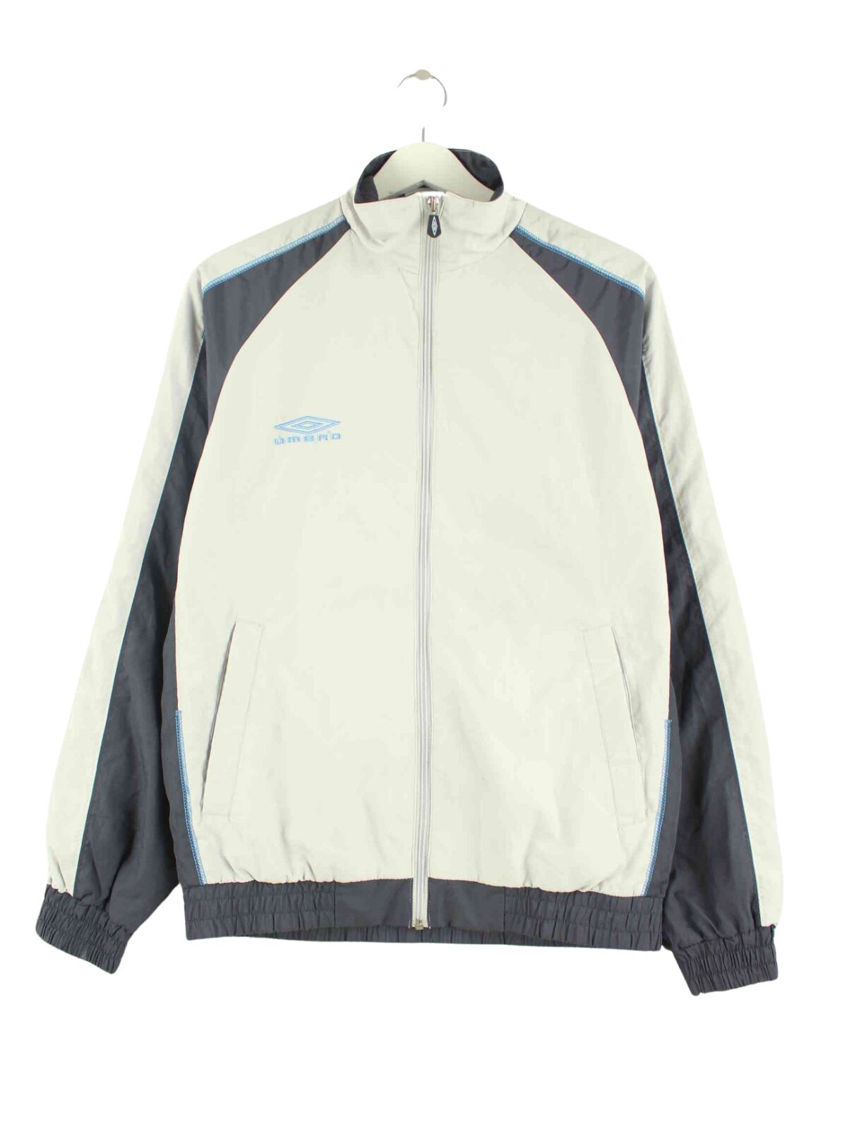 Umbro 90s Vintage Trainingsjacke Grau S (front image)