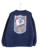 Quiksilver 1973 Vintage Print Sweater Blau L (back image)