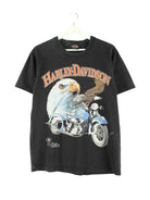 Harley Davidson 90s Vintage Print T-Shirt Schwarz L (front image)