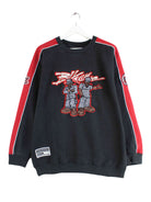 BLK1 90s Vintage Embroidered Sweater Schwarz M (front image)
