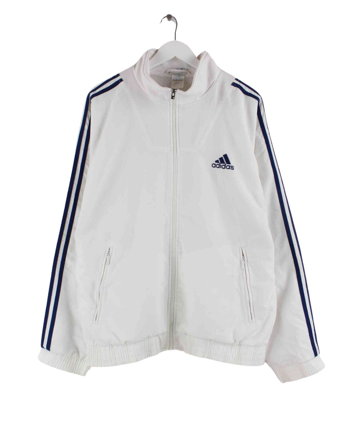 Adidas 90s Vintage 3-Stripes Trainingsjacke Weiß L (front image)