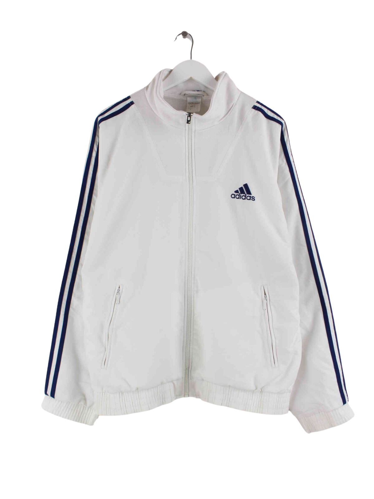 Adidas 90s Vintage 3-Stripes Trainingsjacke Weiß L (front image)