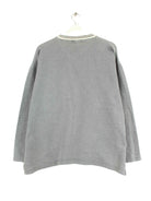 Lacoste 90s Vintage V-Neck Sweater Grau L (back image)
