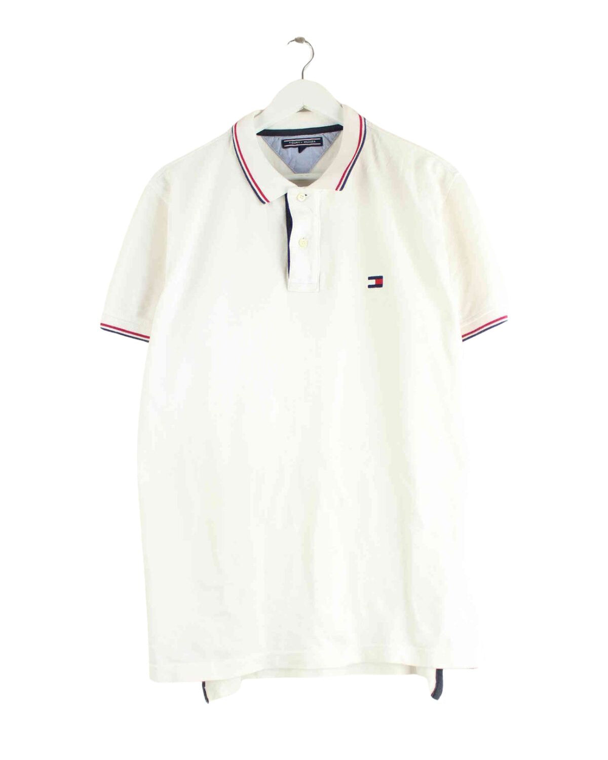 Tommy Hilfiger 00s Polo Weiß L (front image)