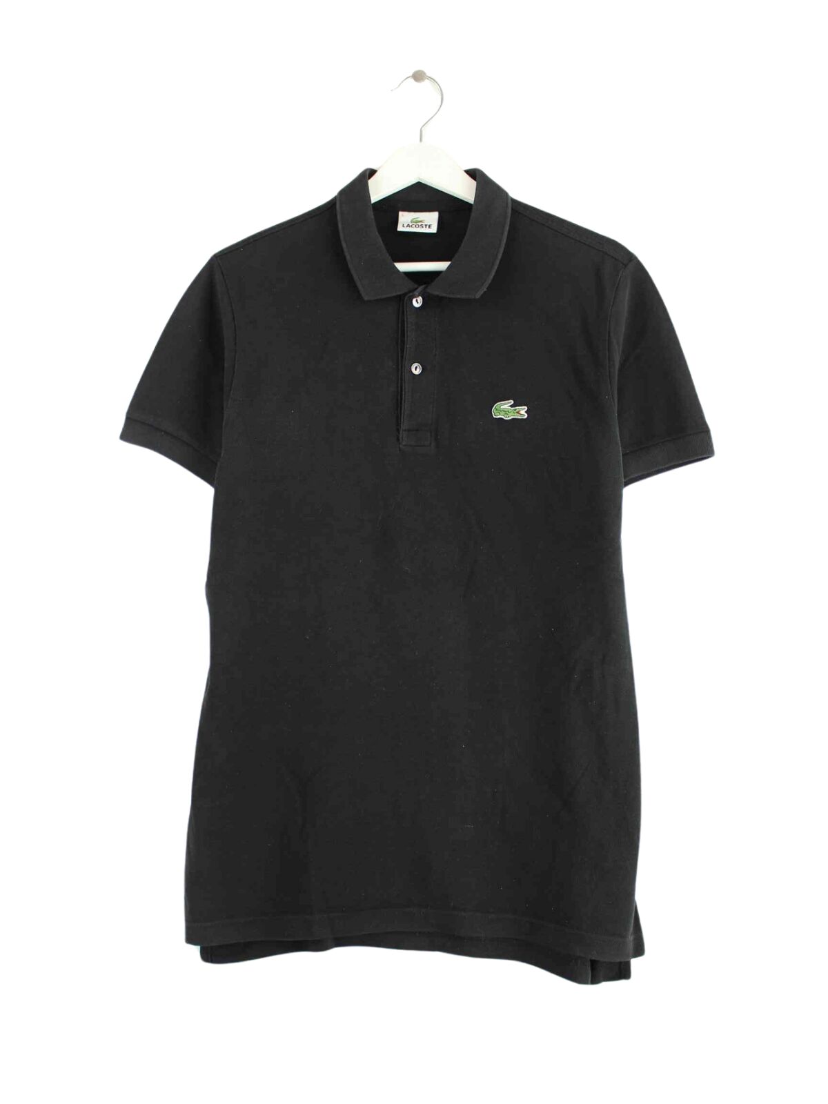 old LACOSTE France製 H/S Polo col.BLK old LACOSTE France製 H/S Polo col.BLK old LACOSTE France製 H