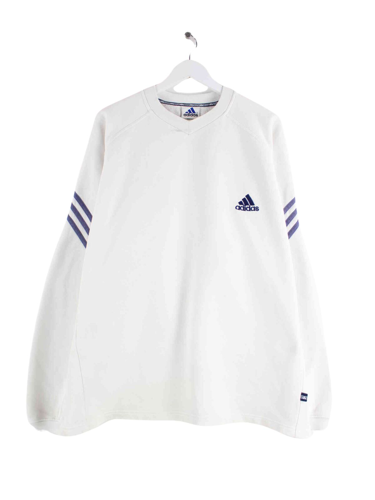Adidas 90s Vintage Performance Sweater Weiß XXL (front image)