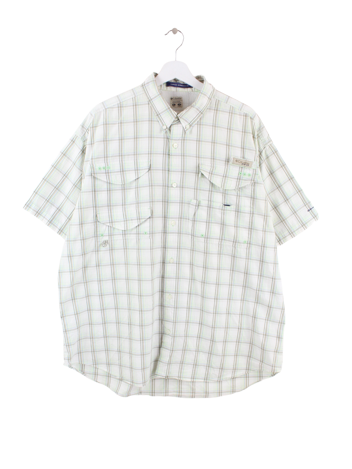Columbia Short Sleeve Shirt White XL