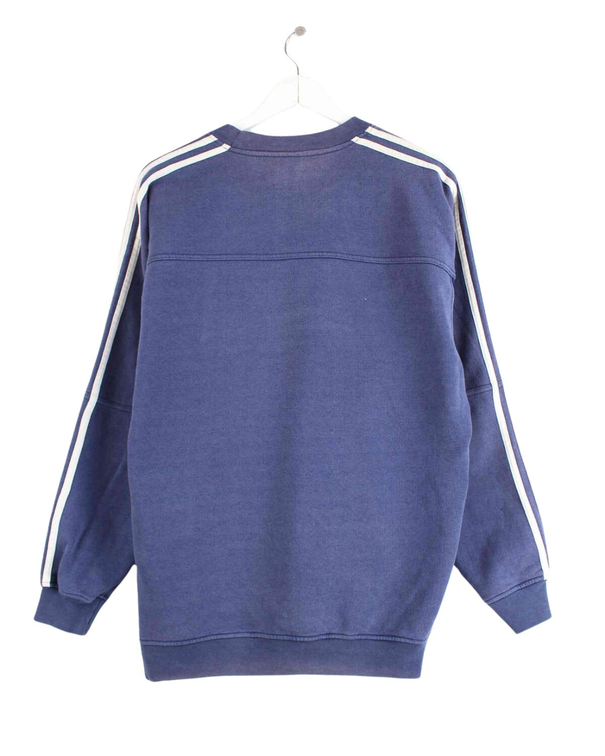 Adidas 90s Vintage 3-Stripes Sweater Blau L (back image)
