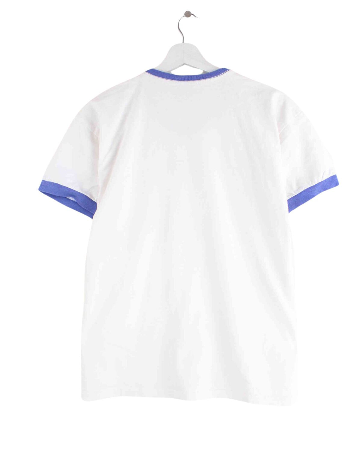 Nike Damen 90s Vintage Swoosh T-Shirt Weiß M (back image)