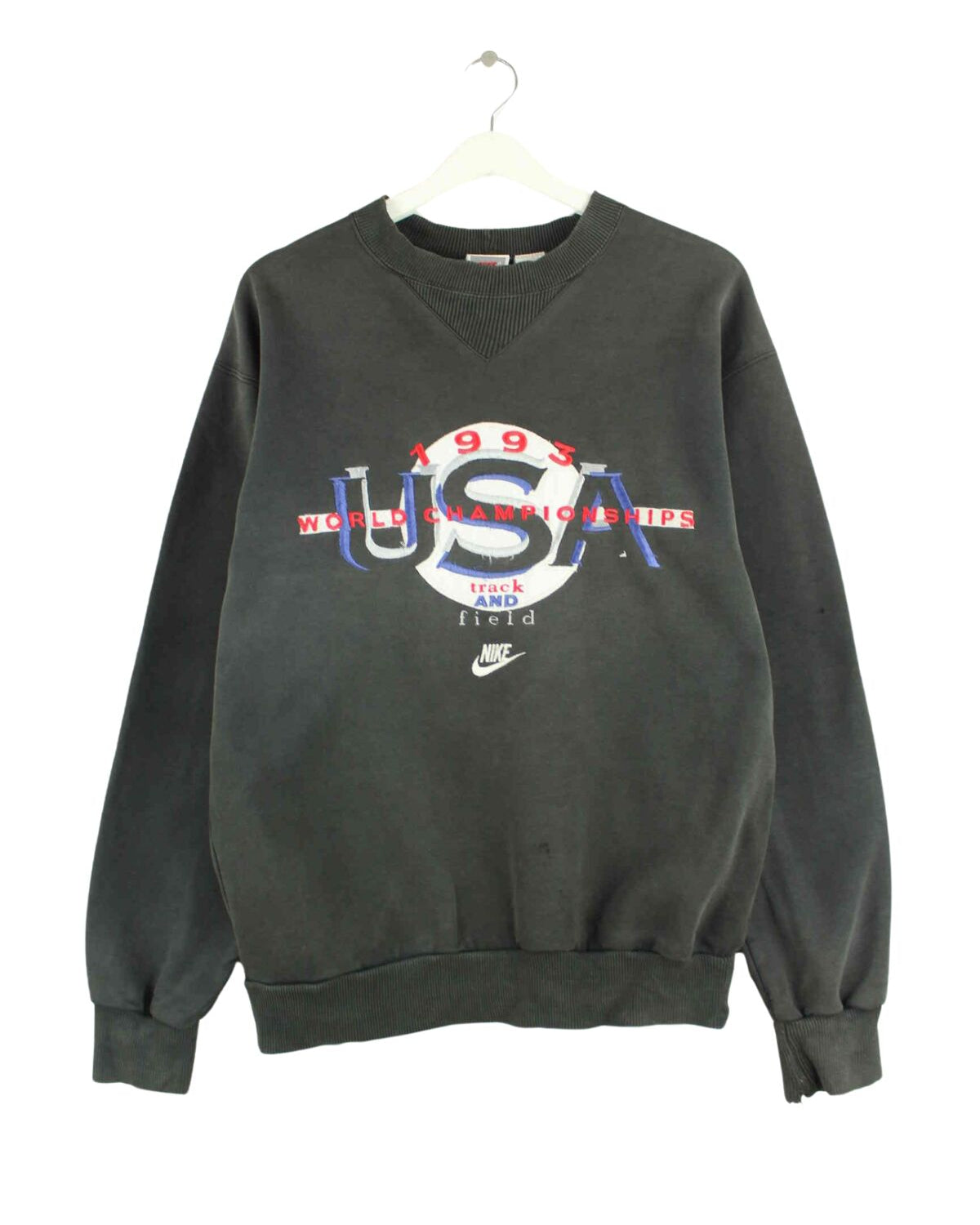 Nike 1993 Vintage Silver Tag Sweater Grau S (front image)