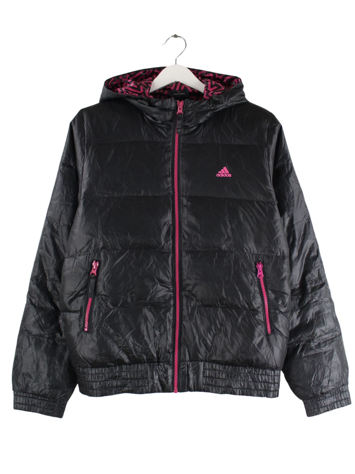 Adidas Damen y2k Puffer Jacke Schwarz M Peeces