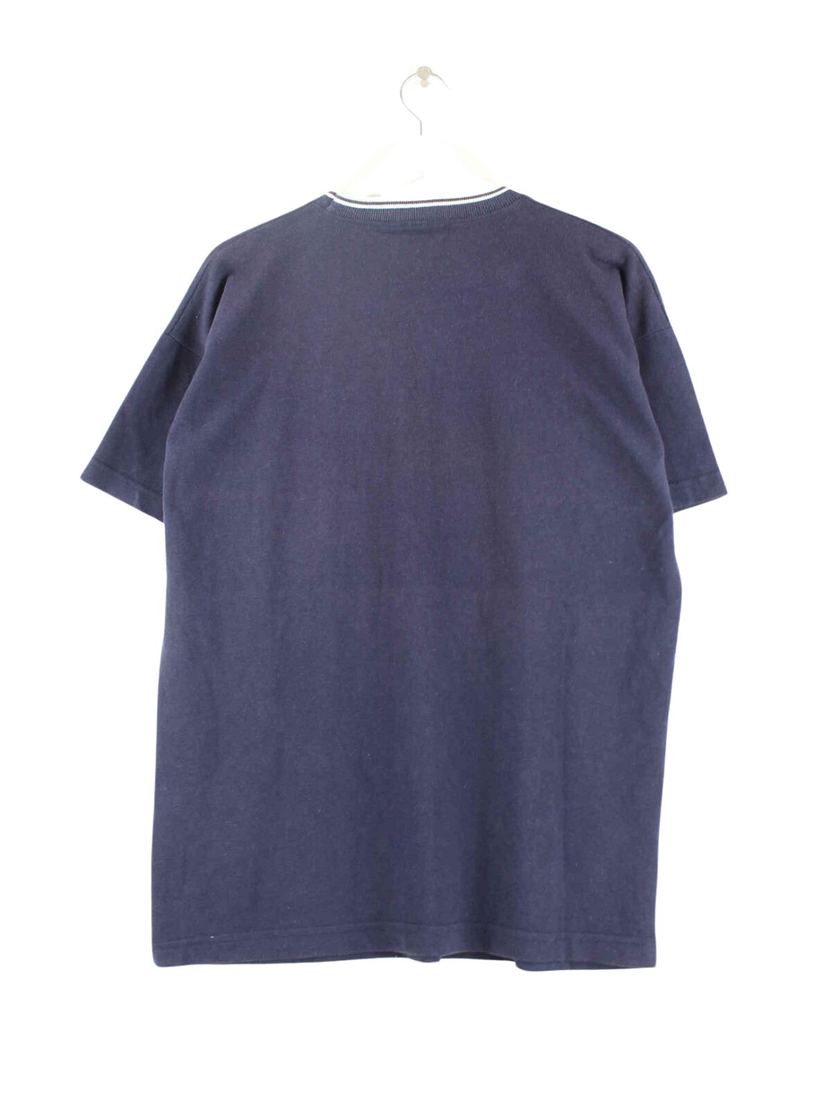 Lacoste 90s Vintage Basic T-Shirt Blau L (back image)