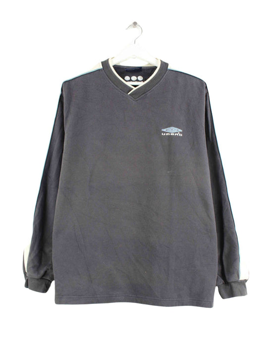 Umbro 90s Vintage Embroidered Sweater Grau M