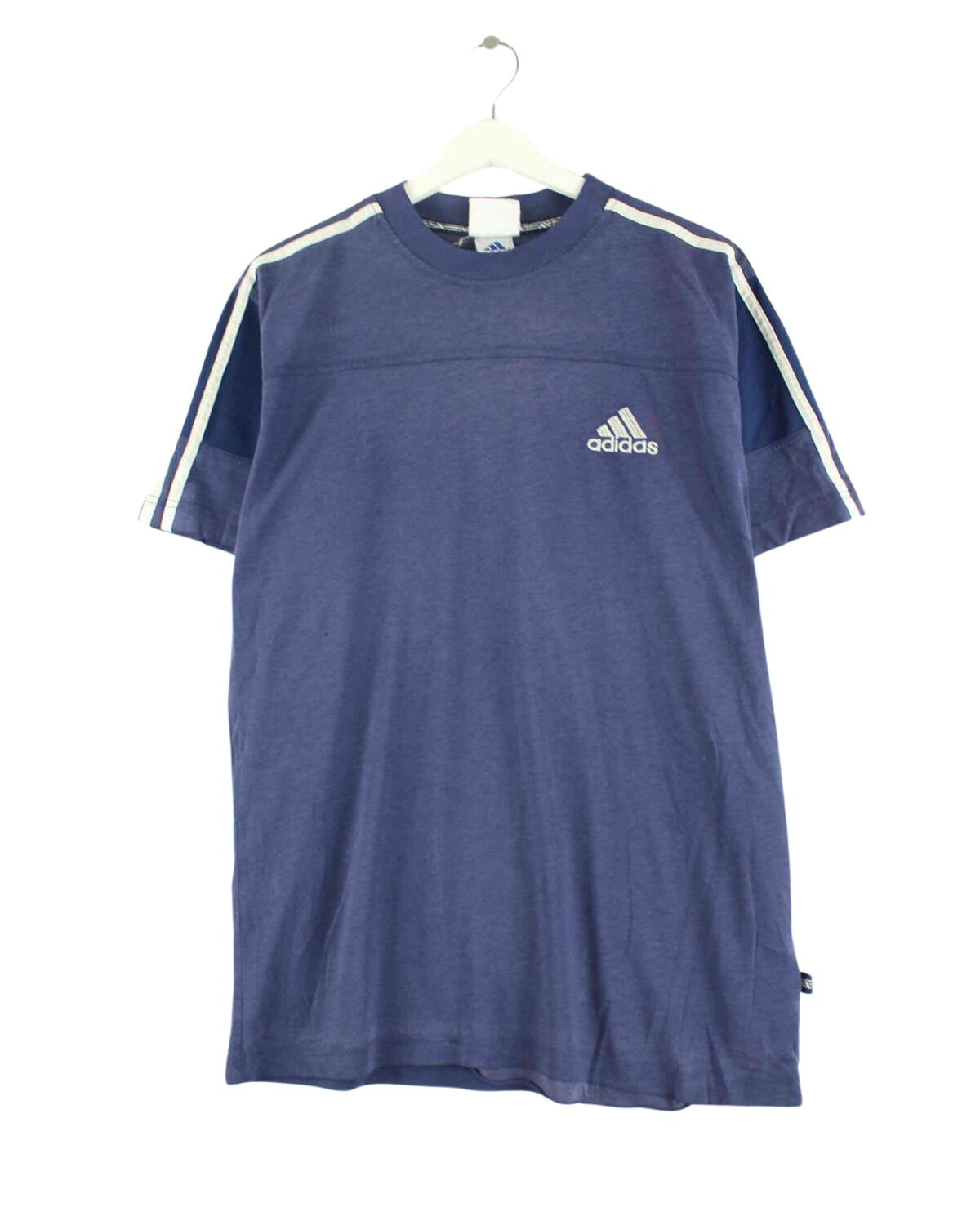 Adidas 90s Vintage Basic T-Shirt Blau L (front image)