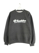 Lotto 90s Vintage Embroidered Sweater Grau M (front image)