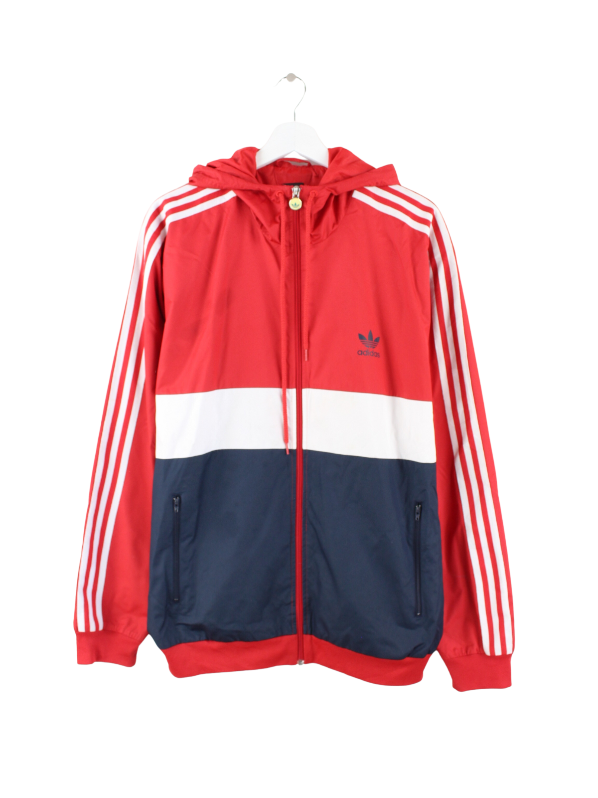 Adidas Jacke Rot Blau L Peeces