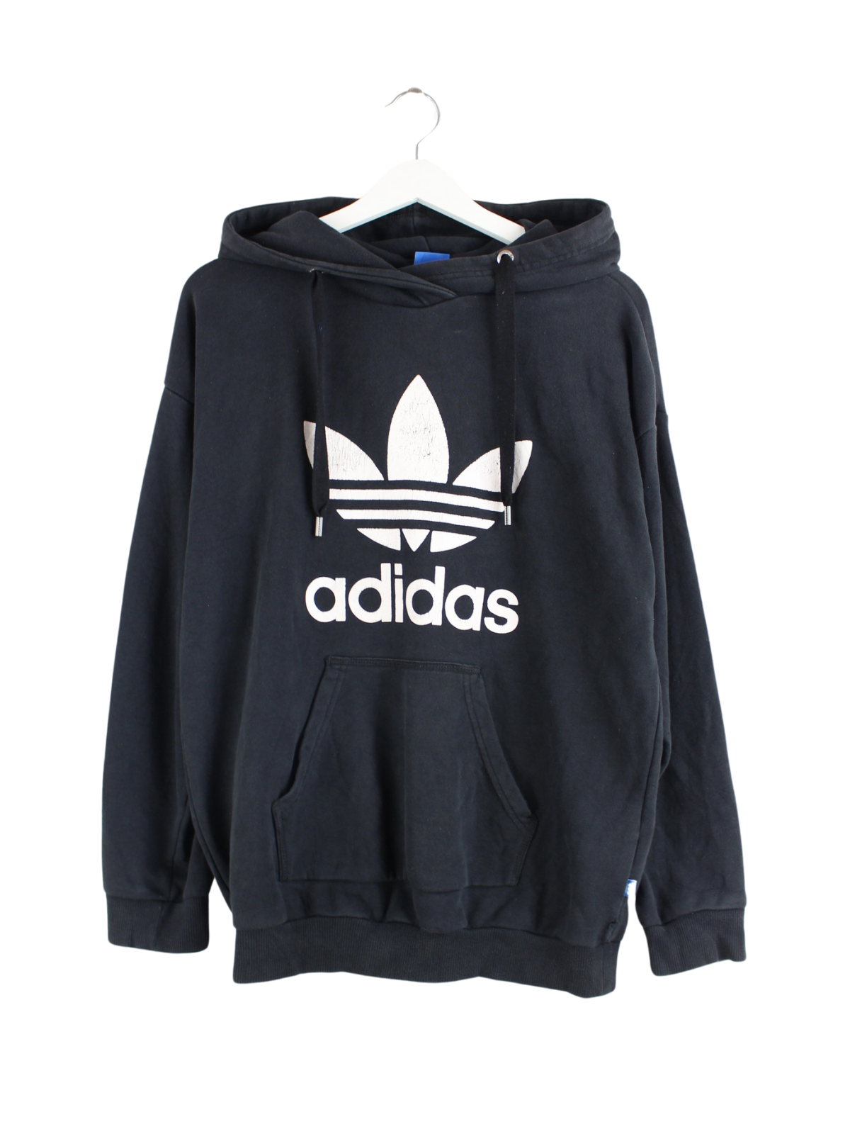 Adidas Big Logo Hoodie Schwarz S