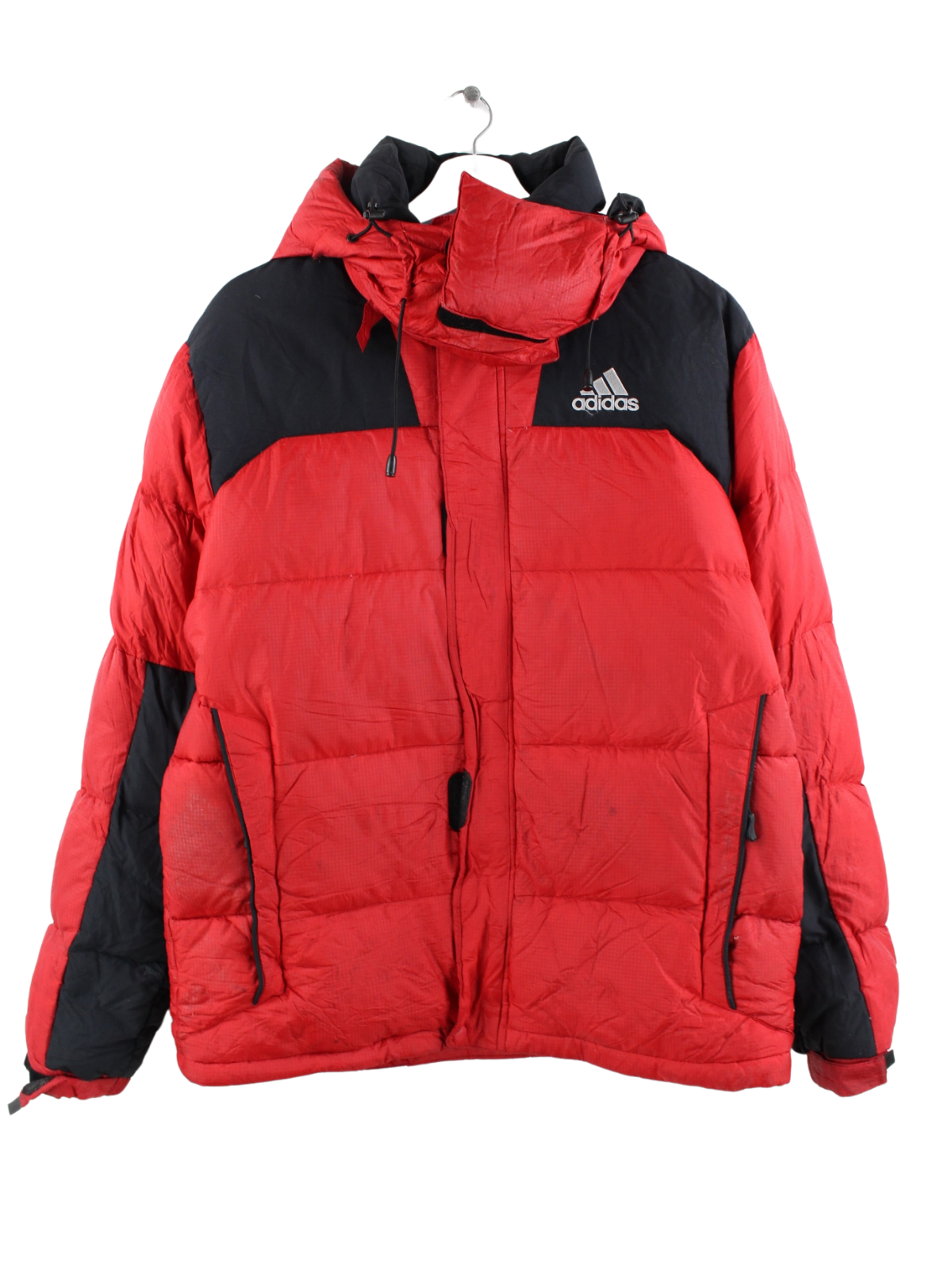 Adidas Puffer Jacket Red L Peeces