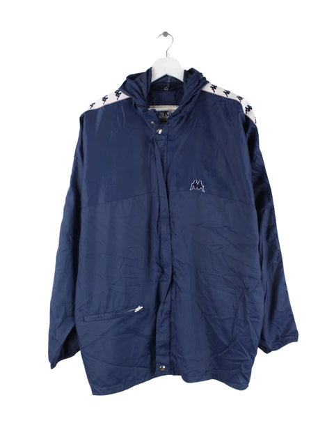 Kappa 80s Vintage Tape Jacke Blau L