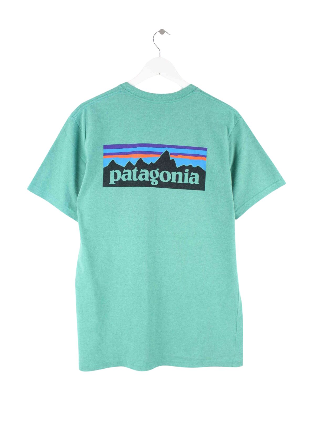 Patagonia Print T-Shirt Türkis M (back image)