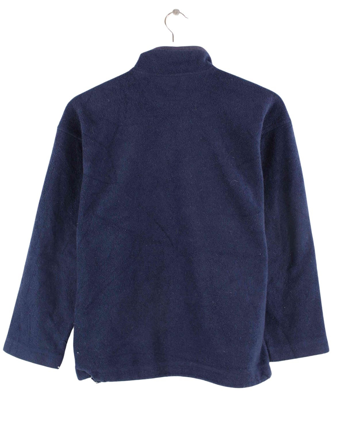Adidas Damen 90s Vintage half Zip Fleece Sweater Blau XS (back image)