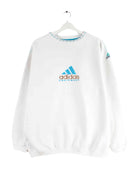Adidas Equipment 90s Vintage Embroidered Sweater Weiß L (front image)