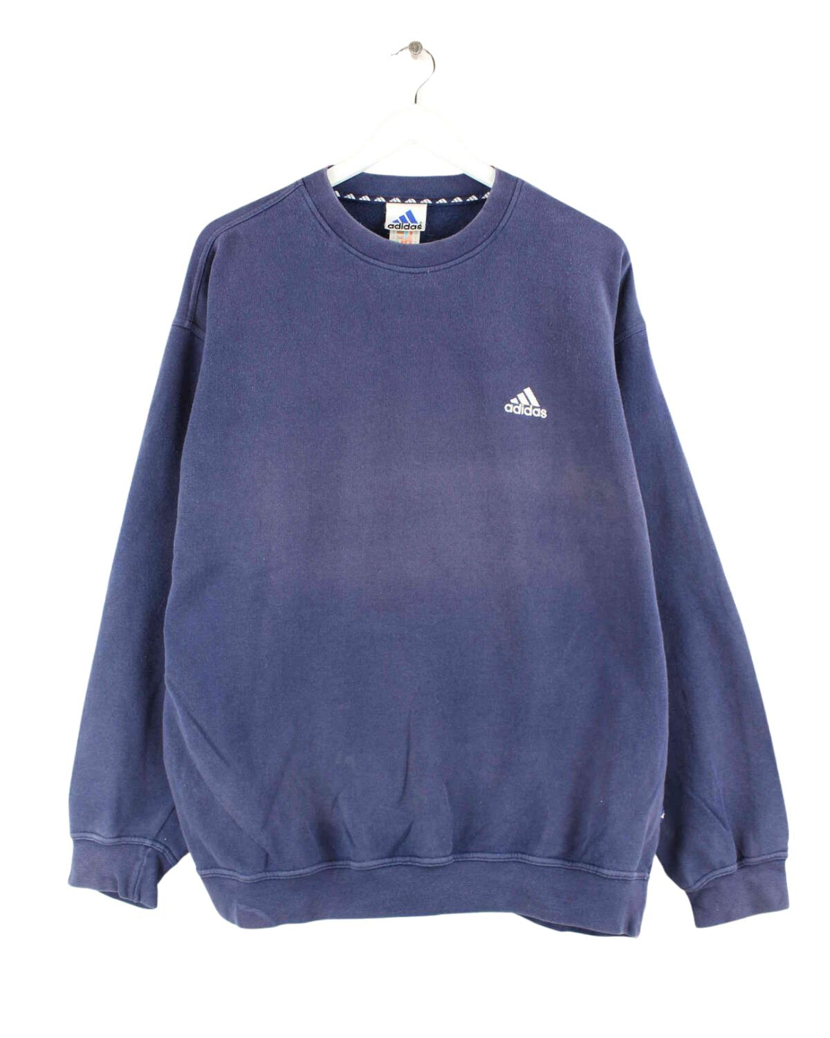 Adidas 90s Vintage Basic Sweater Blau XL (front image)