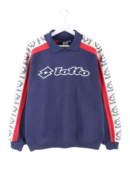 Lotto Tape Polo Sweater Blau L
