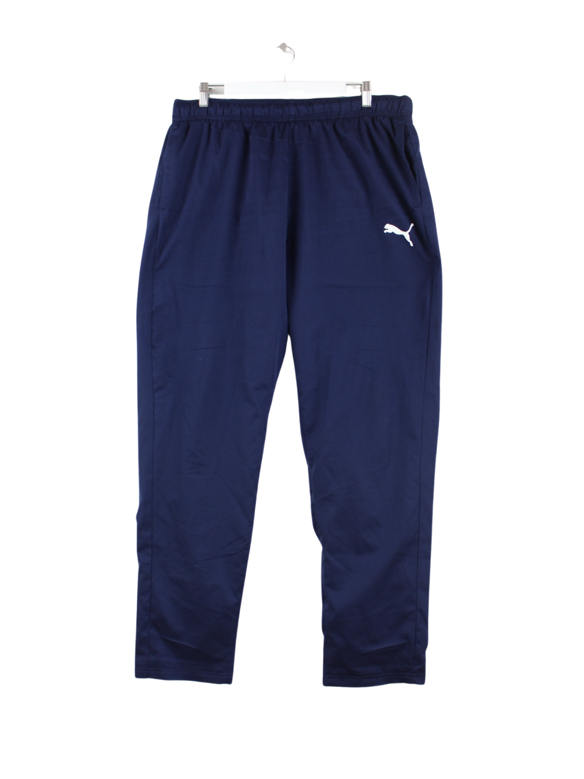 Navy blue puma sweatpants shop
