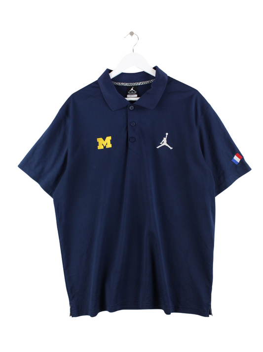 Jordan Michigan Polo Blau XL