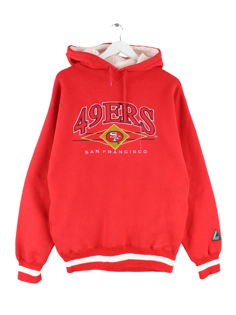 Logo Athletic 90s Vintage 49ers Heavy Hoodie Rot XL