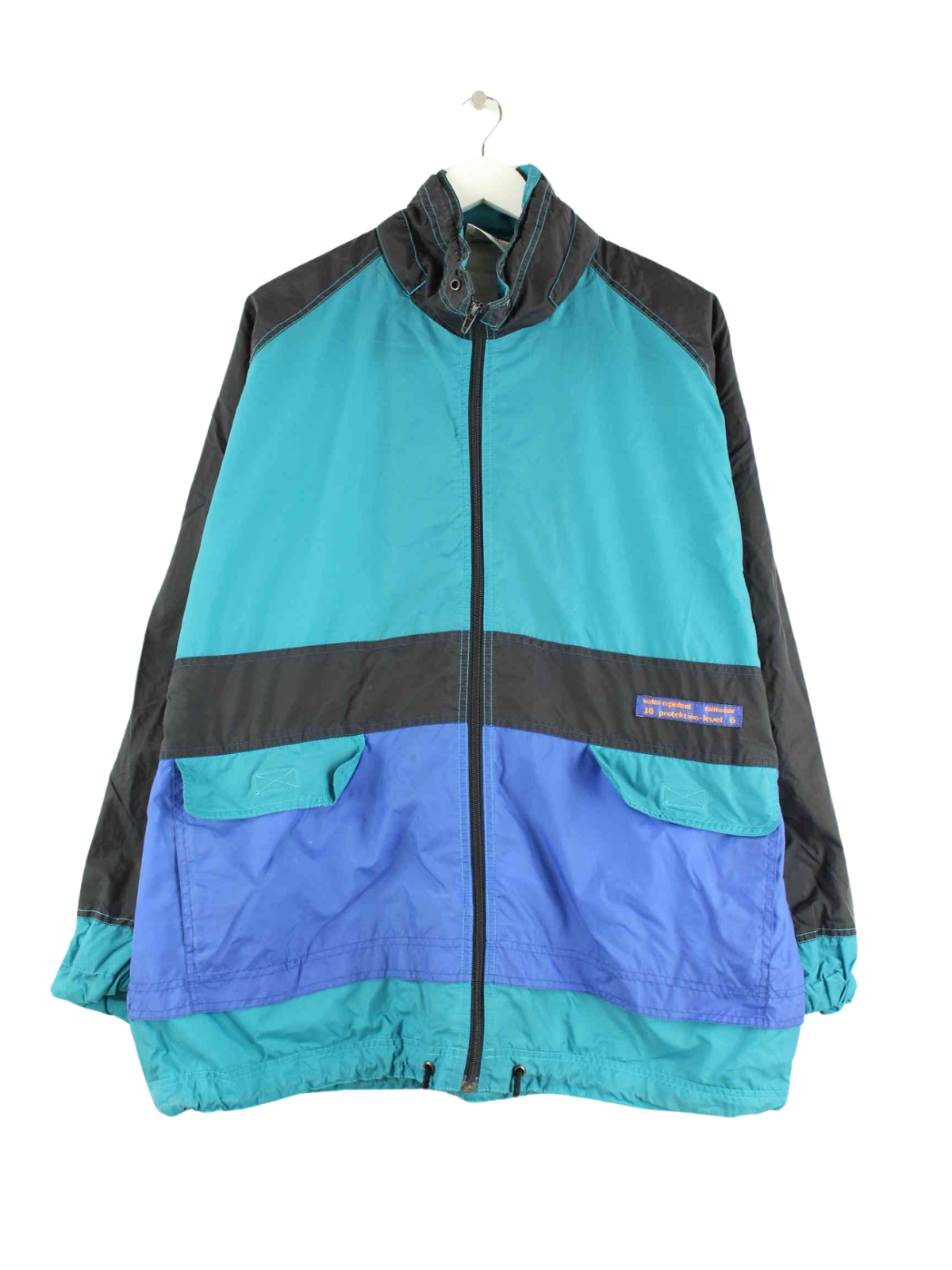 Vintage 90s Rain Jacket Multicolor L Peeces