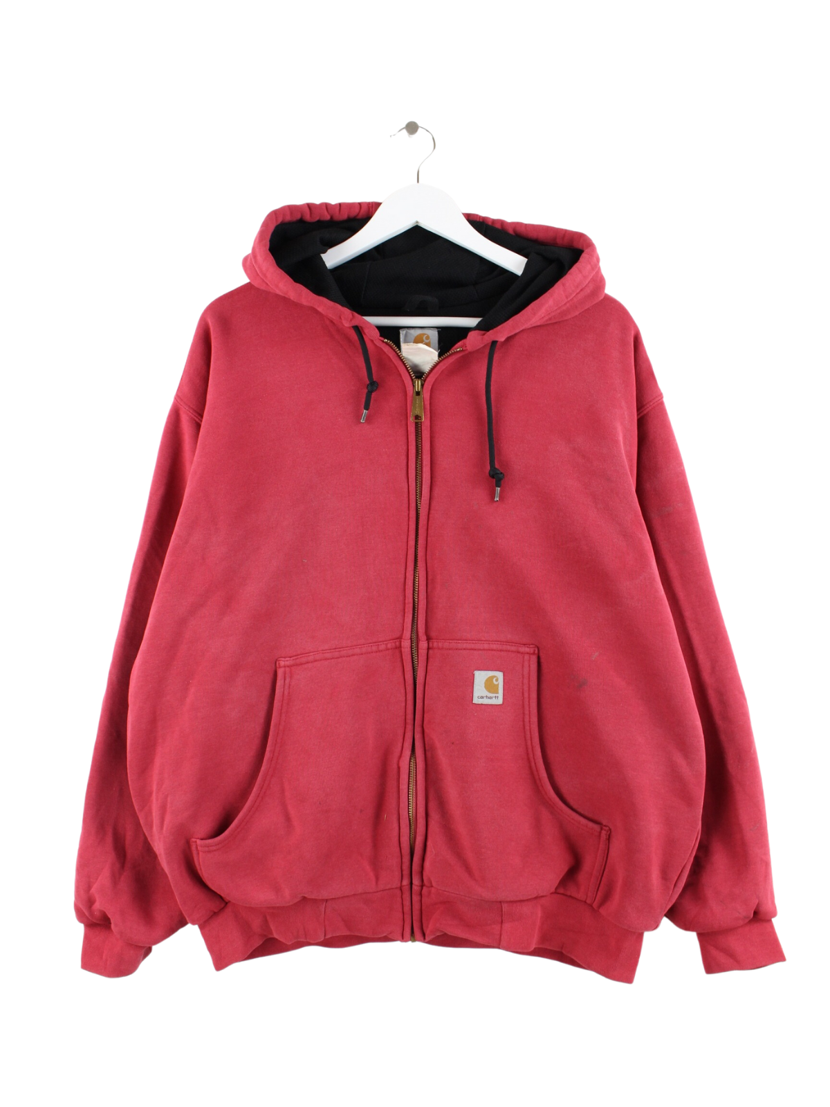Red carhartt hoodie hotsell