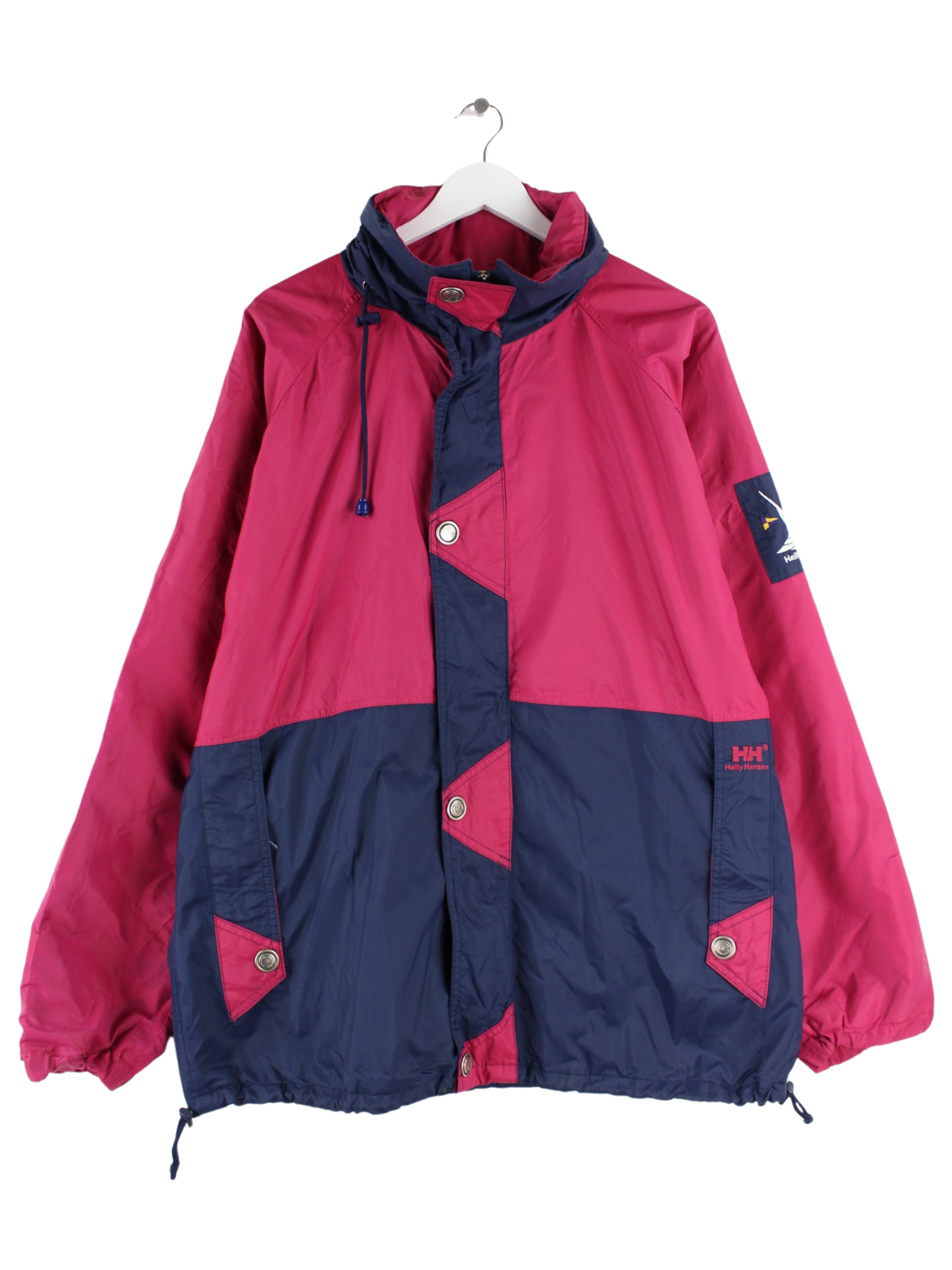 Helly Hansen 90s Vintage Sailing Jacket Pink Blue L Peeces