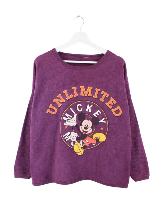Disney Damen Print Sweater Lila XL