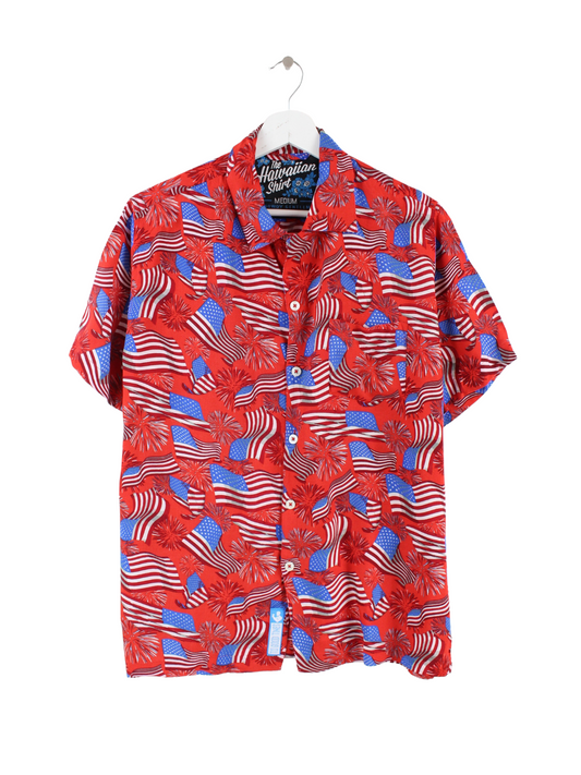Vintage Hawaii Hemd Rot M