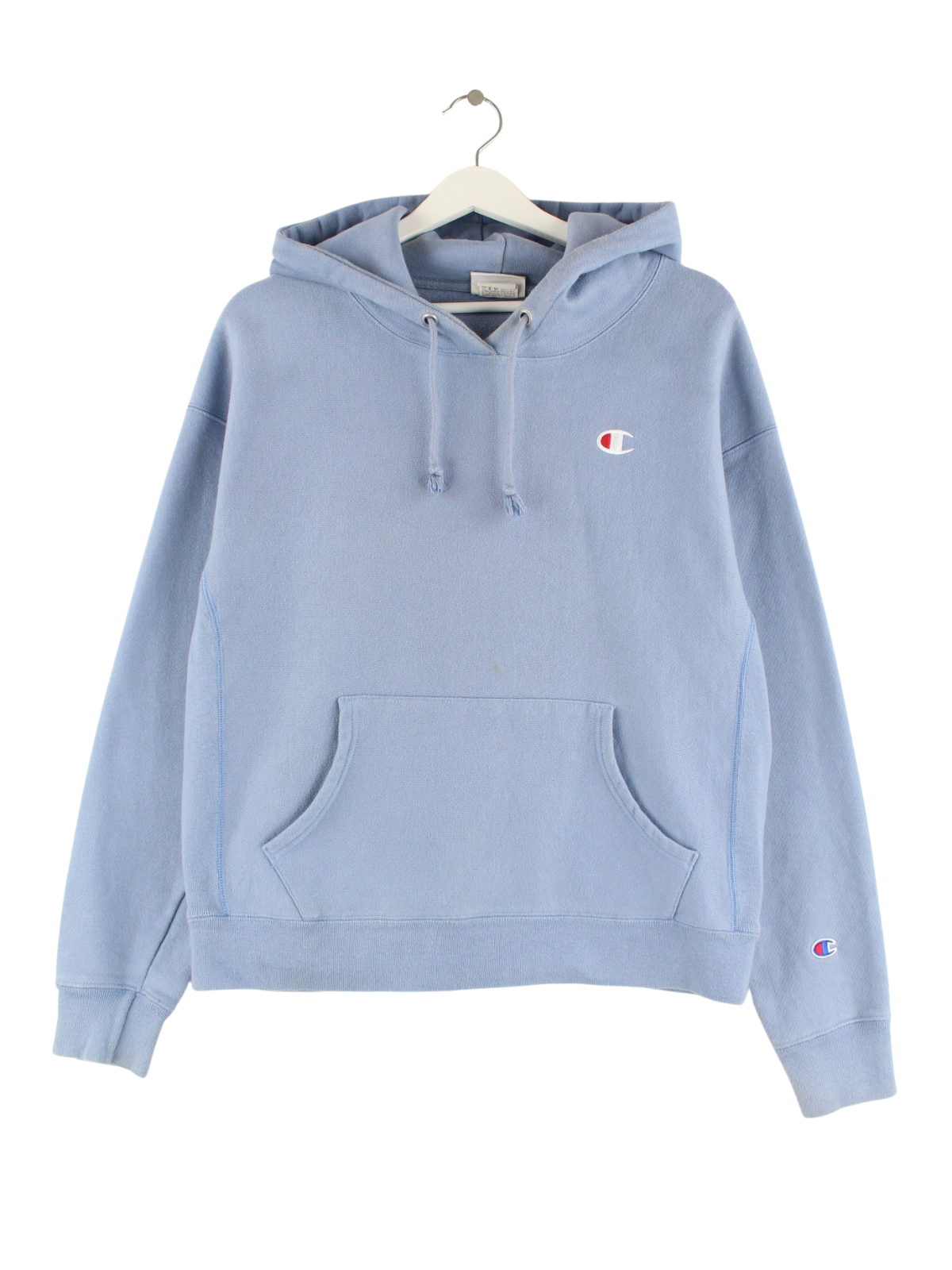 Kapuzenpullover Champion Sweatshirt Hellblau Champion Damen