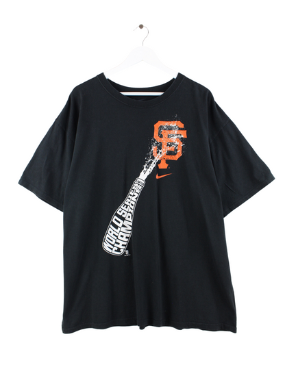 Nike MLB Print T-Shirt Schwarz XXL