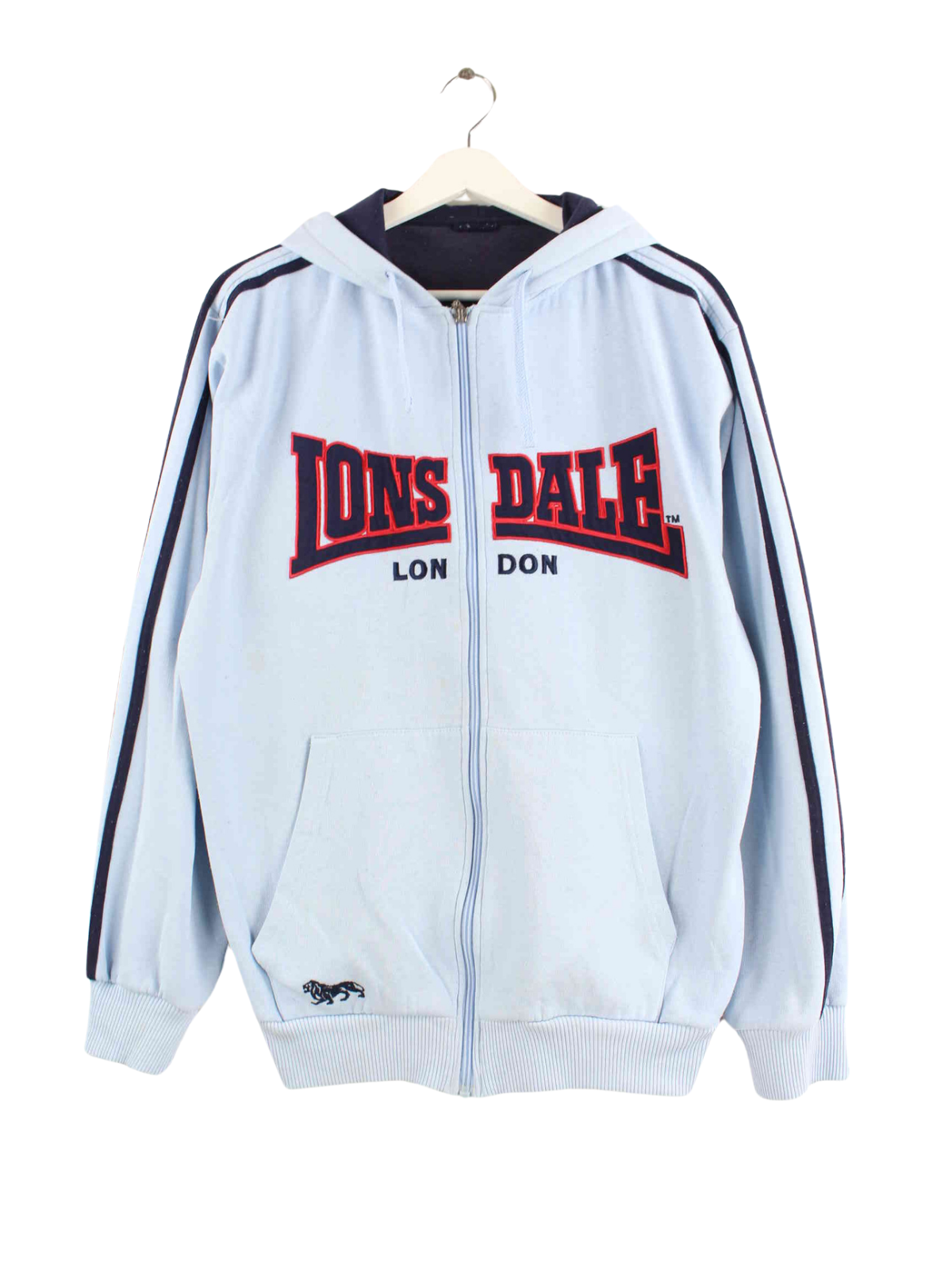 Zip Hoodie Vintage Lonsdale Sweatshirt Vintage Navy Lonsdale Spell